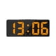 thumbnail image 4 of Reloj Despertador Electrónico Digital Snooze USB Pantalla Grande Atenuador Calendario Naranja, 4 of 5