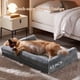 thumbnail image 2 of Cama Ortopédica Para Perros Con Forma De Huevo Para Perros Grandes Color Gris, 2 of 7