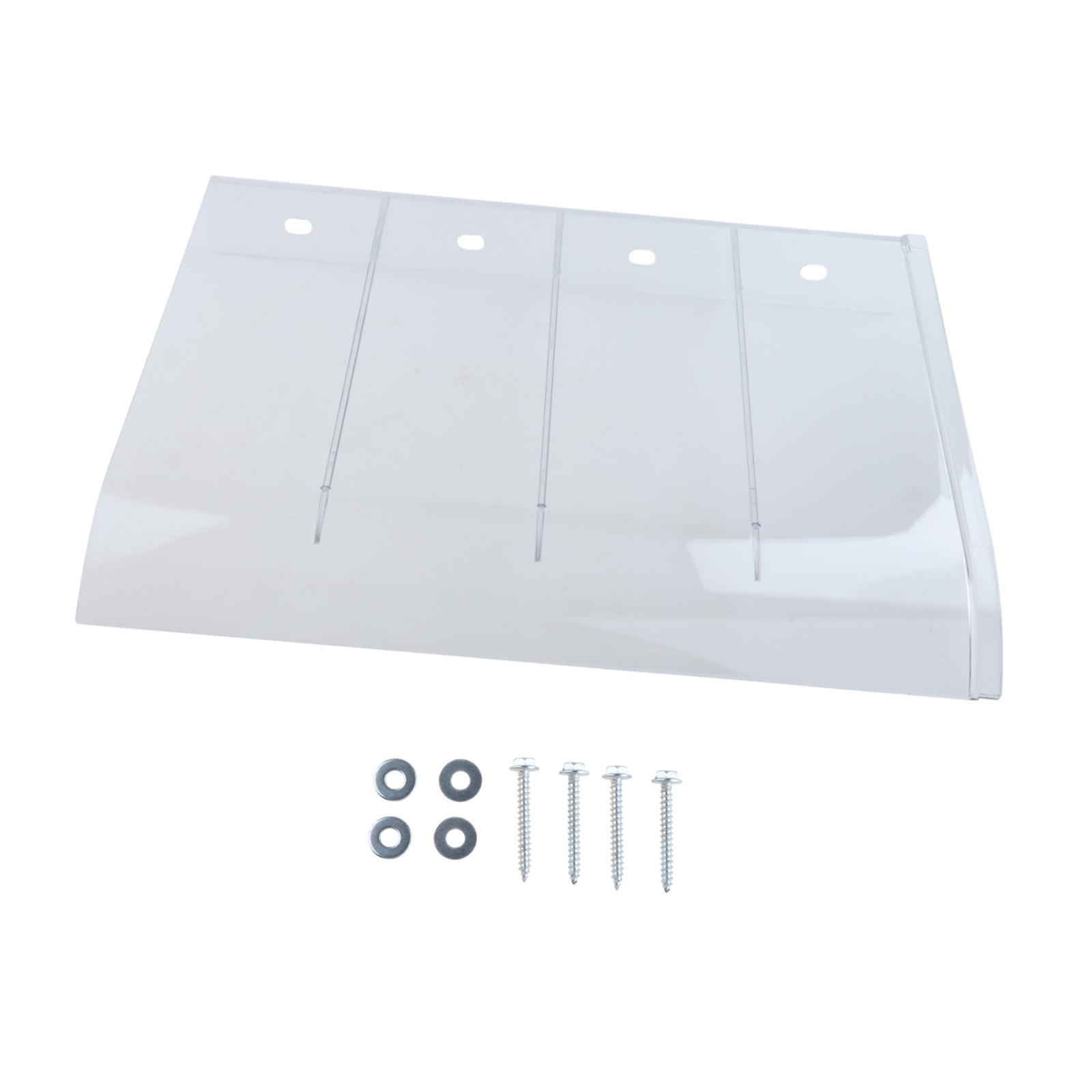 Magideal - Techos De Ventanas, Techos De Puertas, Transparente, Elegante, Protección De La Lluvia, Tablero De Pc, Techo De Marcador De Terraza, Techo De Puerta D 40Cmx35Cm