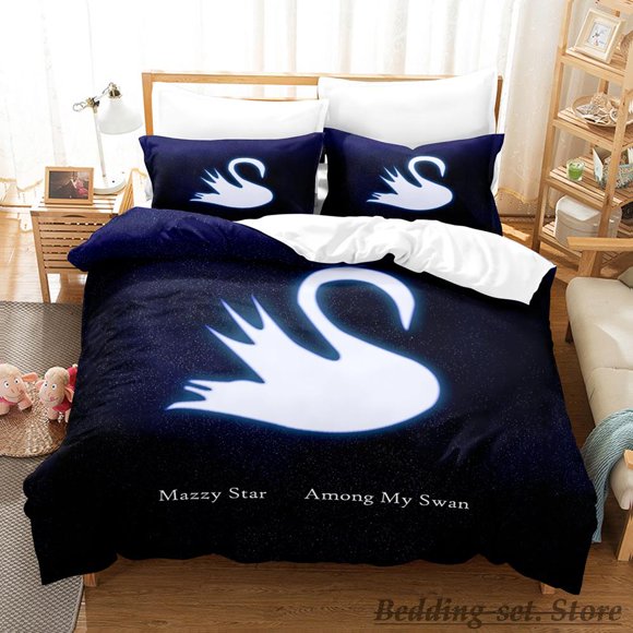Mazzy Star Bedding Set Bed Set Adult Kid Bedroom Duvetcover Setsparure de lit Bed