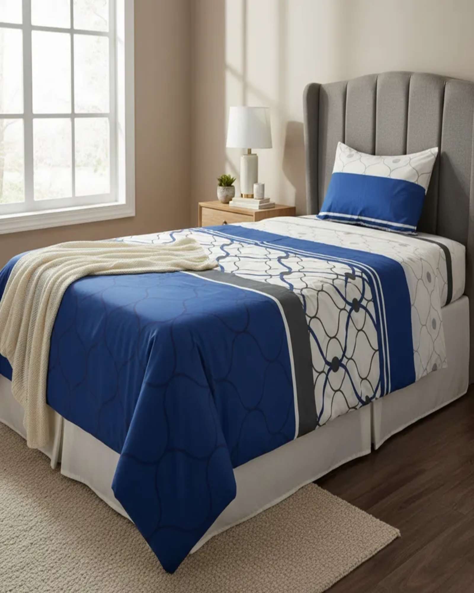 Teng Fei - Sábanas Plaza Y Media Suaves 100% Poliester