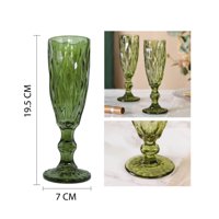 Xianzhu - Copa Tallada Para Aperitivo 160Ml - Verde