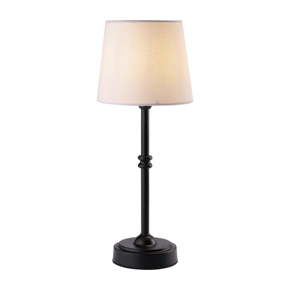 Lámpara LED inalámbrica O'Bright Seraph con regulador, recargable, negra