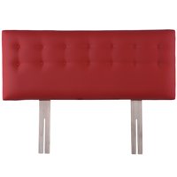 Bodevir - Respaldo Botone Pu 2 Plazas Rojo