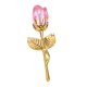 thumbnail image 3 of Rosa De Cristal, Regalo De Flores, Regalo De Boda, Navidad, Romántico Para Mujeres, Su Abuela, Oro Rosa, 3 of 5