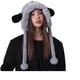 thumbnail image 1 of Gorro De Felpa Con Diseño De Perro Con Orejas, Kawaii Color Gris, 1 of 3
