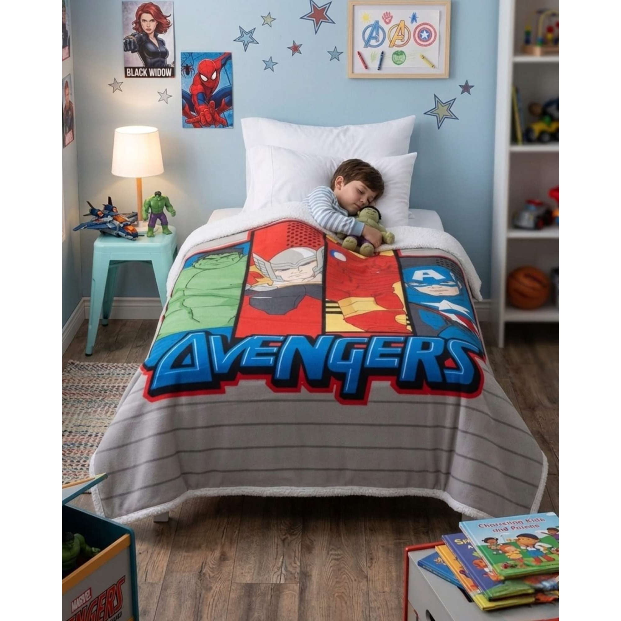 Mylhogar - Frazadas Polar Sherpa Plaza Y Media