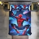 thumbnail image 1 of Spider-Man Fragments. 3 Piece Sets Full/Queen Size - Reversible Microfiber Quilts with 2 Shams Soft Lightweight Bedspread Coverlet Comforter for All Season Bed Sheets, 1 of 5