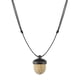 thumbnail image 3 of Ebony Acorn Collar Colgante Accesorios Vintage Para Hombres Mujeres Ni?as A, 3 of 5