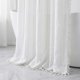 thumbnail image 3 of Cortina de Ducha REGALWOVEN Boho Farmhouse con Flecos y 12 Ganchos para Fácil Instalación Blanca 71"W x 71"L, 3 of 5