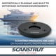 thumbnail image 5 of Cable Seal Scanstrut DS-LP-21B-BLK de aluminio negro de perfil bajo, 5 of 6