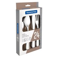 Tramontina - Juego Cubiertos 24 Piezas Acero Inoxidable