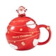 thumbnail image 5 of Taza De Cerámica Navideña, Taza Para Beber, Taza Para Amigos, Niños, Niñas, Niños Y Adultos, Color Rojo, 5 of 5