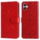 thumbnail image 3 of Funda tipo cartera FOXDOCK para Samsung Galaxy A04E , diseño girasol en relieve, cuero PU, cierre magnético, soporte y tarjetero, 3 of 5