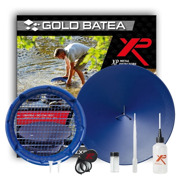 Kit de batea para oro XP Metal Detectors de 50 cm azul con accesorios