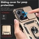 thumbnail image 5 of Estuche GANGXUN para Xiaomi Redmi Note 12 5G, soporte giratorio 360°, estilo mecánico y magnético, 5 of 5