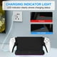 thumbnail image 3 of Compatible con la base de carga PlayStation Portal con indicador LED, botón de control táctil, accesorios de estación de carga-Blanco, 3 of 7
