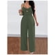 thumbnail image 5 of Conjunto Mono Sin Mangas De Mujer Verde Pierna Ancha, 5 of 6
