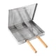 thumbnail image 5 of Cesta para asar pescado a la parrilla, cesta para parrilla de barbacoa, rejilla para parrilla portátil, red para cocinar al aire libre, picnic, pollo,, 5 of 5