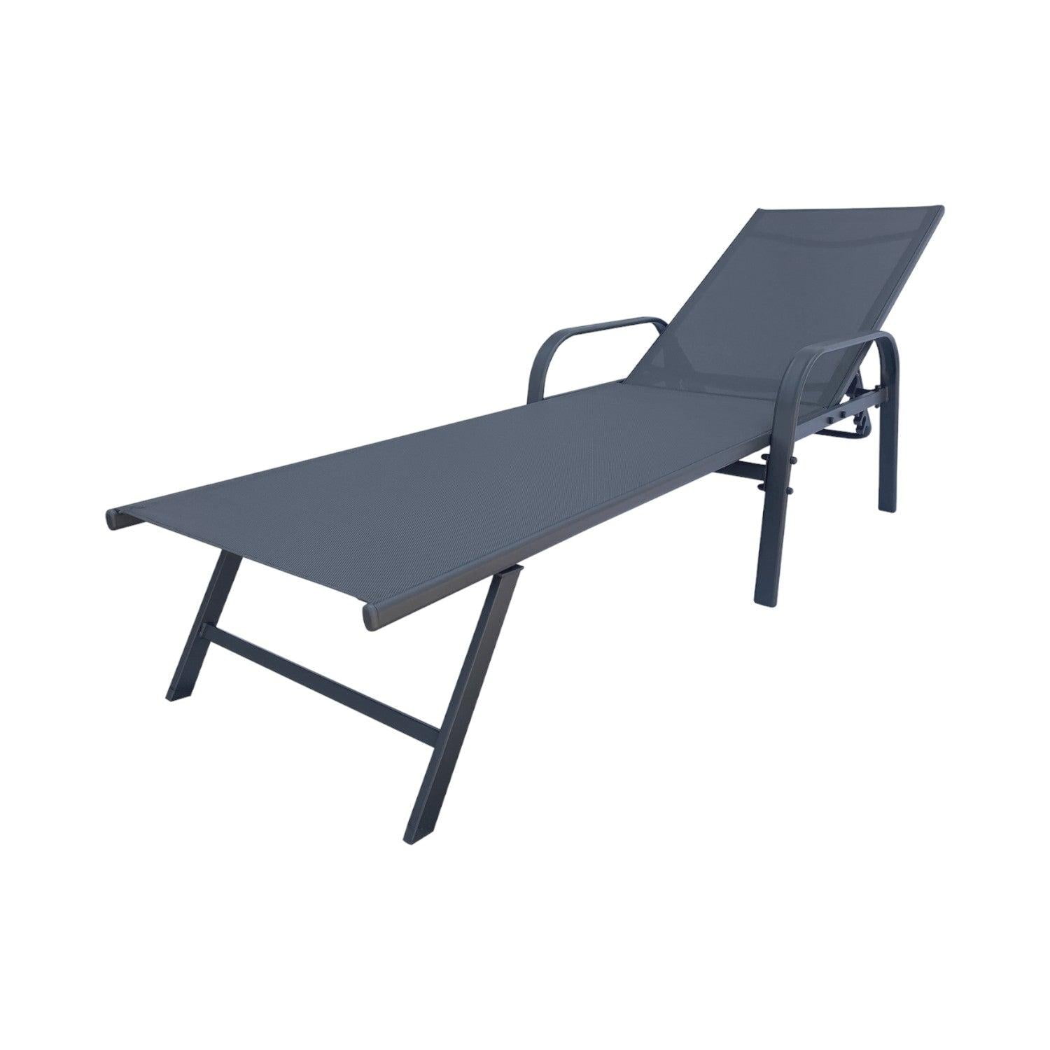 Reposera Piscina Playa Terraza Santorini Northwest Gris Tamano Unico