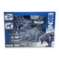 Dinosaurio Policial Con Luces Y Sonidos Magnetics