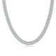 thumbnail image 1 of 1pc Stunning Moissanite Cuban Necklace for Men and Women - Perfect for Valentine's Day, Mother's Day, Proposal, Engagement, Wedding, Anniversary, and Birthday Gifts, 1 of 4