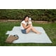 thumbnail image 2 of Cuna Manta de Picnic y Playa Impermeable Extra Grande Gris. Blanco, 2 of 8