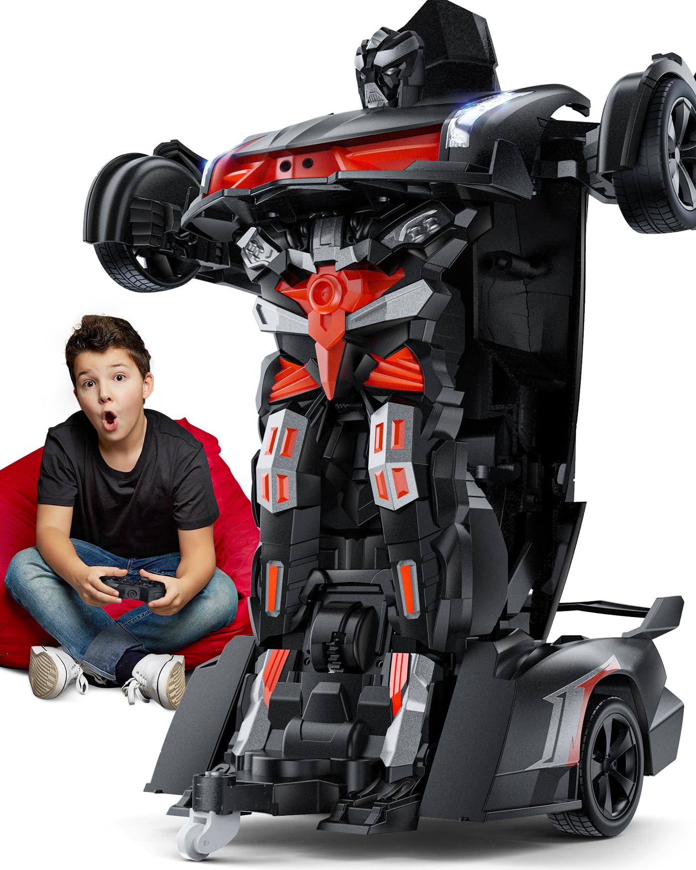 Coche De Control Remoto Veeniix V992 Transform Robot A Escala 1:14