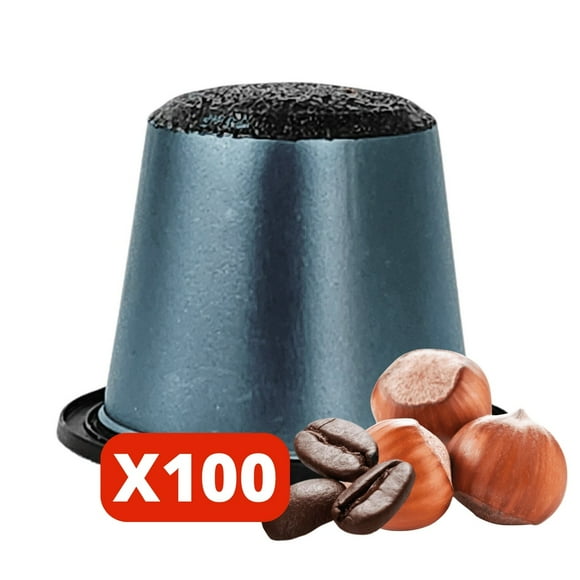 Avellana Intensa Aromatizado 100 cápsulas de café compatibles con Nespresso®