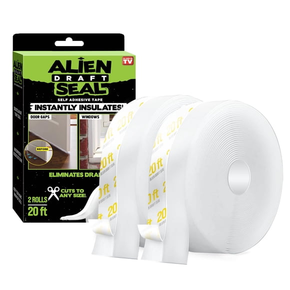 Cinta aislante para corrientes de aire ALIEN TAPE 6 m transparente de silicona