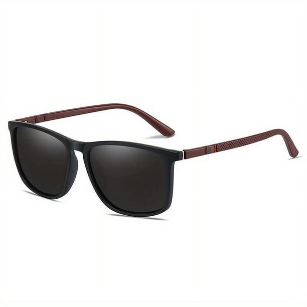 Polarized Square Sunglasses for Men and Women - Lightweight and Fashionable Travel and Driving Glasses with UV400 Protection