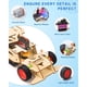 thumbnail image 3 of Kit STEM de auto RC Poraxy 4WD, 160 ft, 3 of 3
