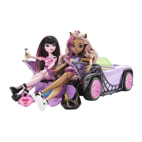 Vehículo Playset Monster High Travel Club Con 2 Muñecas De Más De 4 Años