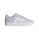 thumbnail image 2 of Zapatillas adidas Grand Court 2.0 para mujer plateadas y blancas 7.5, 2 of 7