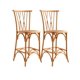thumbnail image 1 of Pack 2 Sillas Altas Amelia de Madera - Natural, 1 of 3