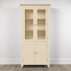 thumbnail image 1 of Vitrina "Perry" de Madera con Vidrio Vitrina Artesanal de Pino - Beige - 80x35x180 cm, 1 of 3