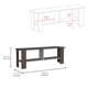 thumbnail image 3 of Rack TV 50" Navia Milan Y Blanco 42x120x31 Cm, 3 of 3