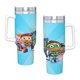 thumbnail image 4 of Super Why Vaso aislado de acero inoxidable con asa, diseño temático, regalo para familia, amigos y fans; incluye pajita y encaja en el portavasos estándar, 40 oz, 4 of 6