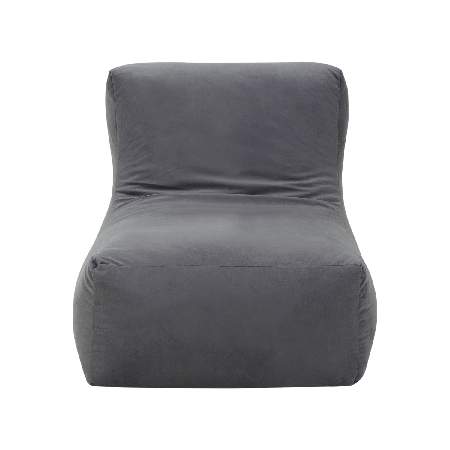 Bodevir - Pouf Tatto 1c Felpa Gris
