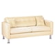 thumbnail image 2 of Sofa New Retro 3 Cuerpos Pu 12 Beige, 2 of 5