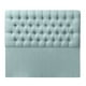 thumbnail image 1 of Respaldo Capitone Premium Super King Lino Verde Jeans, 1 of 3