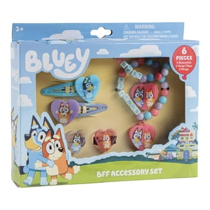 Juego De Joyeros De Juguete Luv Her Bluey Girls Bff Con 2 Anillos Y 2 Pulseras
