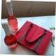 thumbnail image 2 of 1 bolsa de almacenamiento roja con asa para Navidad, ideal para viajes, bolso de mano, portátil, para inauguración de la casa., 2 of 7