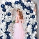 thumbnail image 3 of Kit de guirnalda de globos azules, confeti azul marino, arco de globos blancos para decoración de fiestas, bodas y cumpleaños., 3 of 5