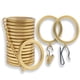thumbnail image 1 of Anillos Para Cortinas Blashome Luxury Metal Con Insertos De Nailon 18 Unidades, 1 of 7