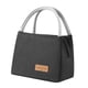 thumbnail image 4 of Bolsa De Almuerzo Aislada Bolsa Térmica Aislada Portátil Para El Trabajo Playa Escuela Negro, 4 of 5