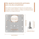 thumbnail image 5 of Kit De 8 Placa Reparación Bisagras Para Gabinete Armarios, 5 of 9
