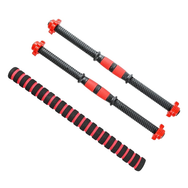 Barra de extensión con mancuernas, equipo de ejercicios, barra de elevación con mancuernas, barra de conexión para ejercicio físico en el hogar, entre 35cm