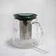 thumbnail image 3 of Tetera Vidrio Borosilicato Con Infusor 850 Ml Verde, 3 of 5
