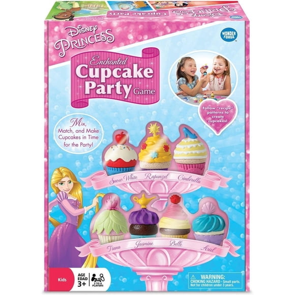 Juego Wonder Forge Disney Princess Enchanted Cupcake Party